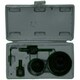 image 1 of 11pc Hole Saw Set Drill Arbor 19 - 64mm Cutter Round Circular Cut Wood Metal