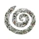 image 1 of Best Artificial 12ft Frosted Luxury Christmas Garland with Pine Cones & 100 Bright White Battery Lights