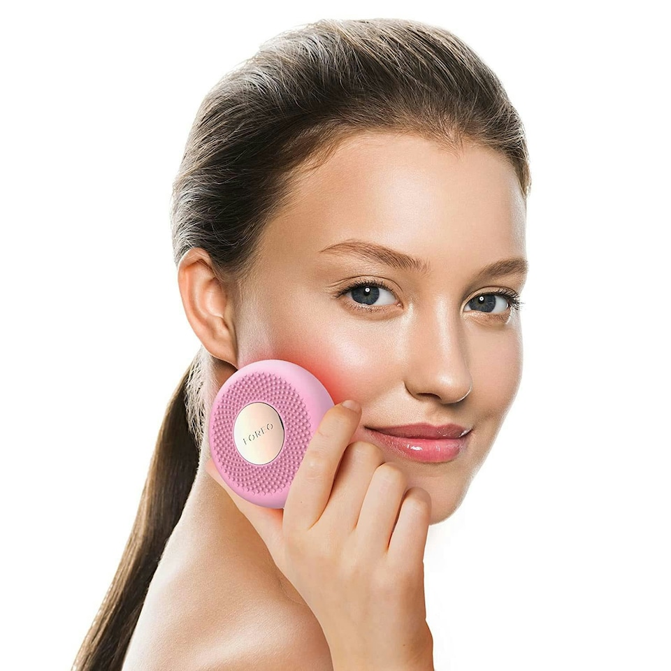 image 1 of FOREO UFO Face Mask Treatment Device Highly Advanced for Dry Skin, Pearl Pink