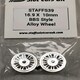 image 1 of Staffs Aluminium BBS Style Wheels in Silver 16.9x10mm STAFFS39