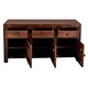 image 2 of Toko Dark Mango Large Sideboard - Solid Mango Wood - L45 x W135 x H75 cm | Brown
