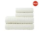 image 1 of Vinga Verso Organic Cotton Towel Set (Pack of 4) - Natural - One Size Cream | One size