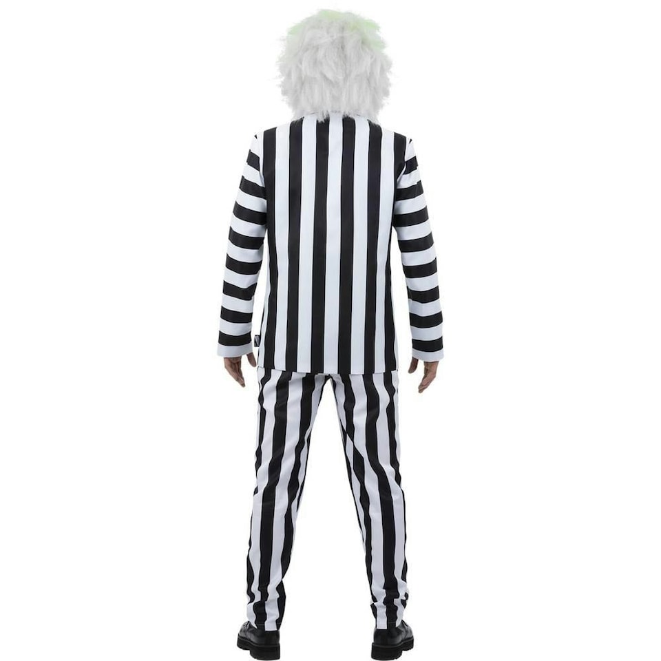 image 1 of Beetlejuice Mens Costume Set - Black/White - XL R XL