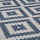 image 2 of The Rugs Outdoor Indoor Diamond Garden Patio Rug Weather Resistant Jet Washable | 100