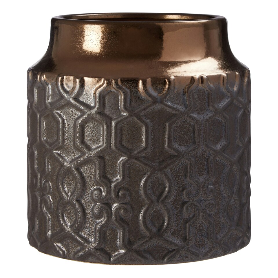 image 1 of Zircon Large Planter Brown