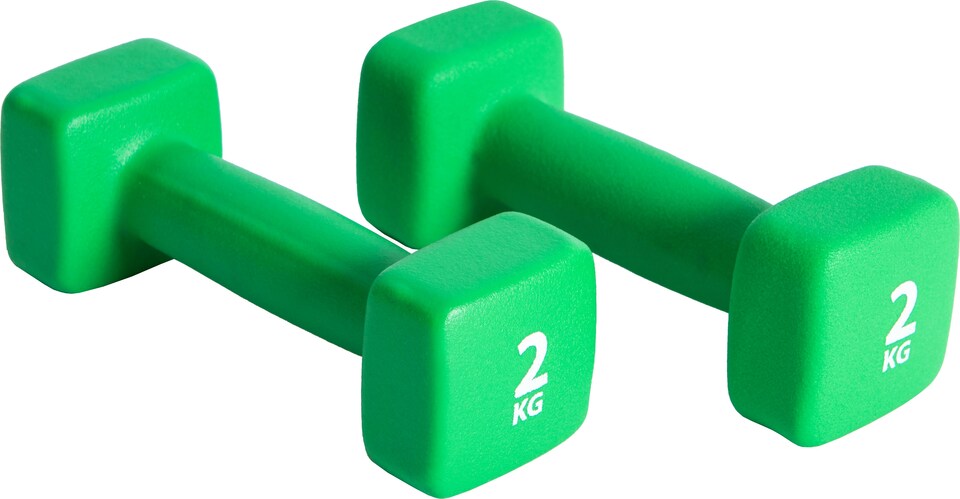image 1 of Neoprene Coated Dumbbell Set (2 X 2 Kg)