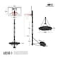 image 2 of NET1 Arena Basketball Hoop – Telescopic 2.28 to 3.05 m, Pro-Style Polycarbonate Backboard 107 x 68.5 cm, 38 L Wheeled Base | Multi | BLACK | 27.0KILOGRAMS