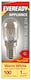 image 1 of Eveready Pygmy E14 100lm 15W 2800K (Warm White) Halogen Bulb - Pack of 1