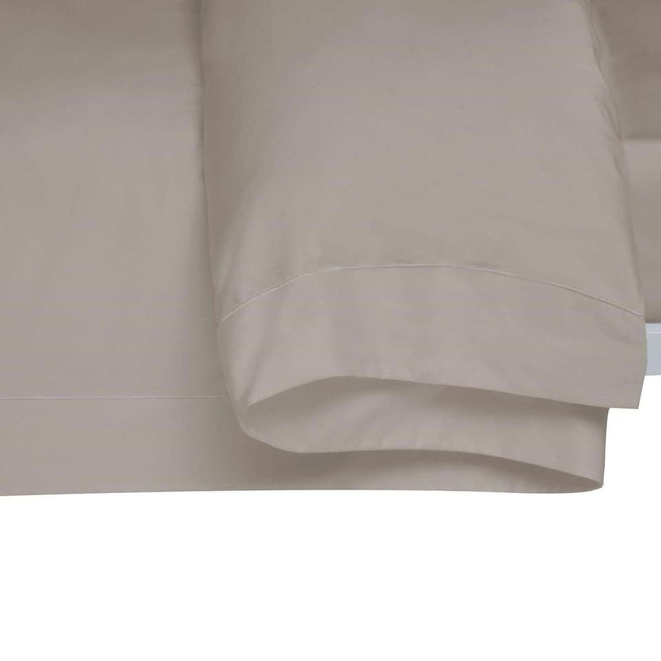 image 1 of Belledorm 400 Thread Count Egyptian Cotton Oxford Duvet Cover - Pewter - Double