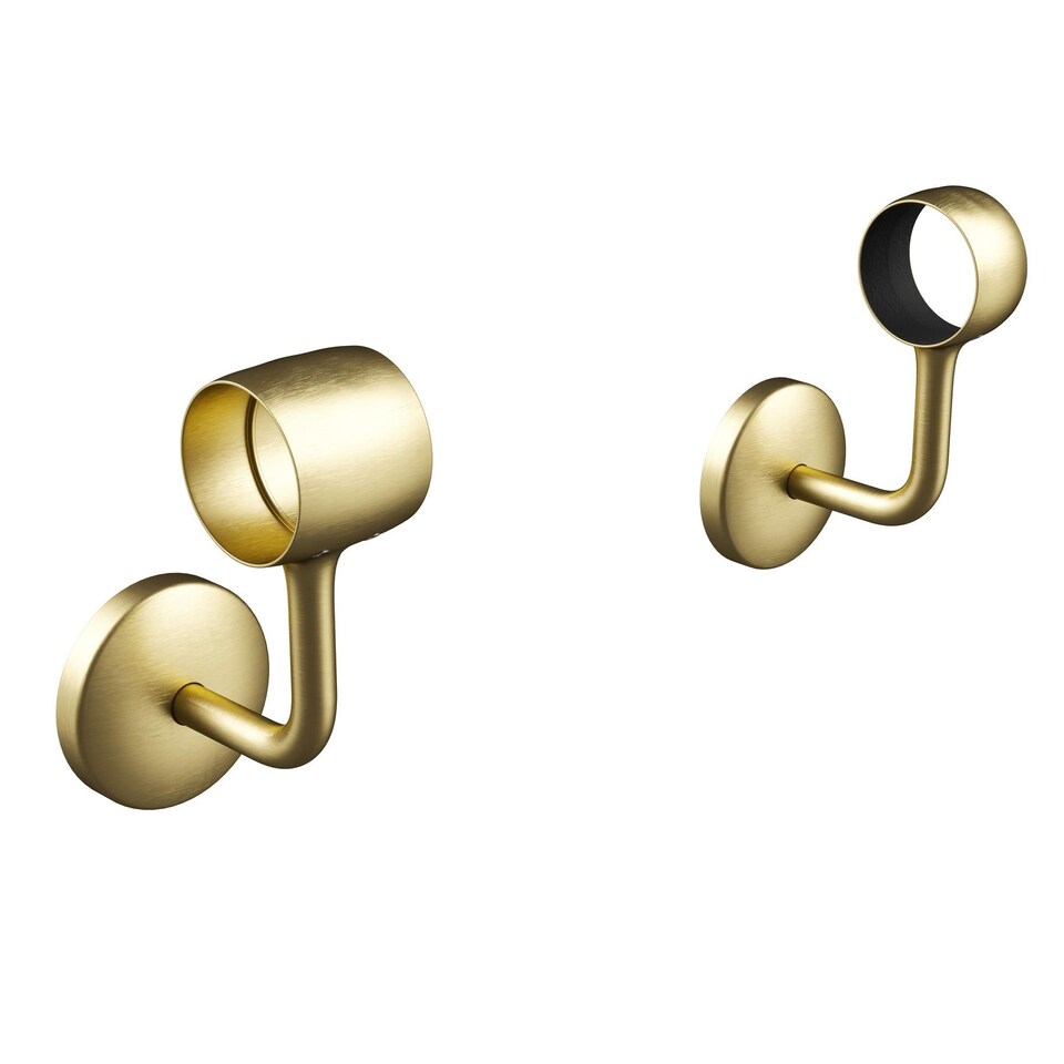 image 1 of Rothley Easy Assembly Stair Handrail Kit Satin Brass 3.6m