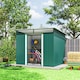image 6 of Outsunny Garden Shed Outdoor Storage Tool Organizer w/ Double Sliding Door