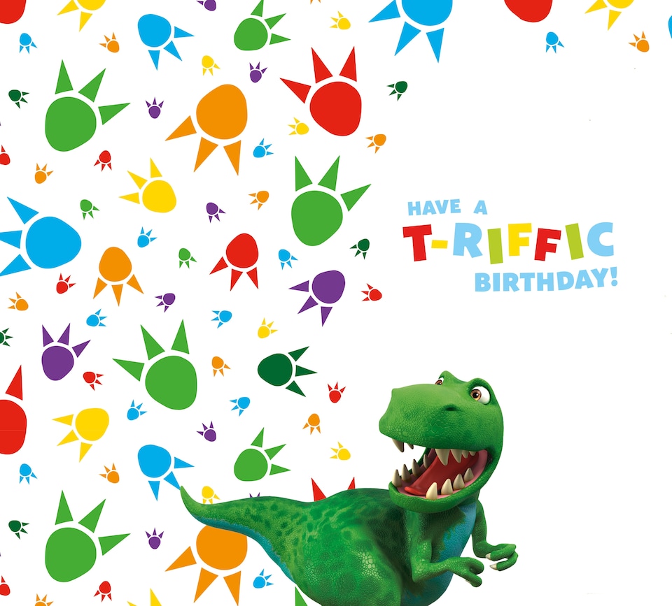 image 1 of Dinosaur Roar Age 4 Birthday Card