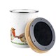 image 4 of Robins Food Waste Caddy - Metal 2L Decorative Kitchen Compost Bin