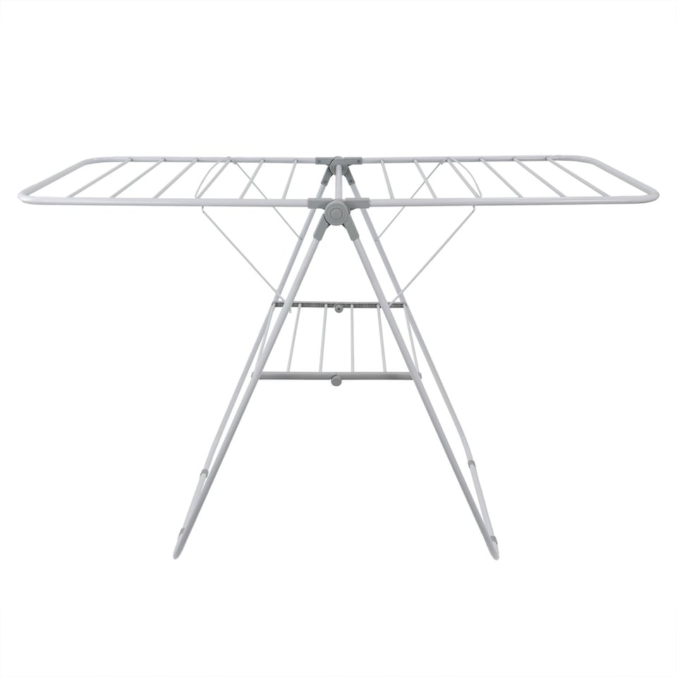 image 1 of JVL Strong Winged Clothes Drying Airer - 12M, White
