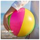 image 4 of Adults 60cm Inflatable Beach Ball Multicoloured Pool Garden Party Toy