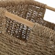 image 4 of Large Nordic Seagrass Storage Basket | Green | Green