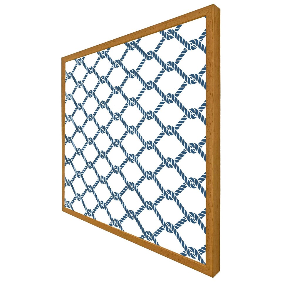 image 1 of Navy chainlink rope (Picutre Frame) Brown | M
