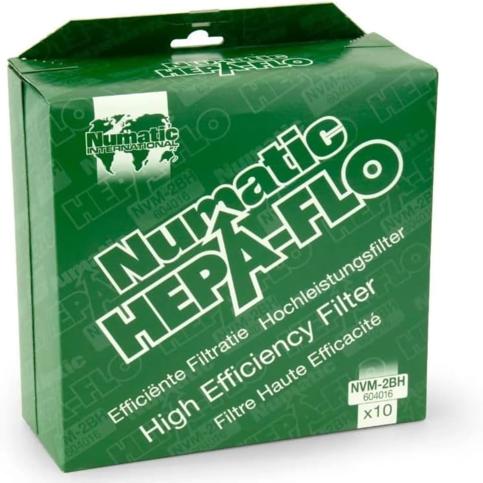 image 1 of Genuine George Charles Henry XL Vacuum Bags NVM-2BH HepaFlor Bags 604016