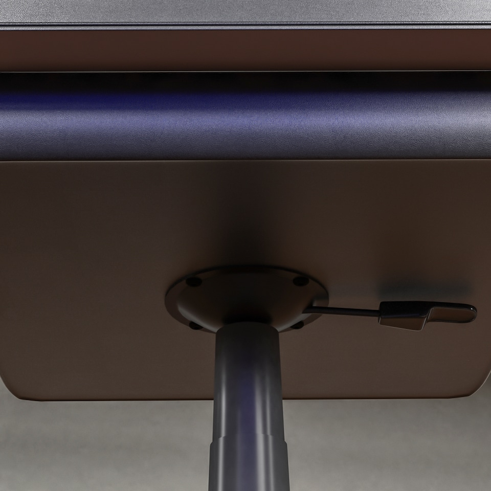 image 1 of Vida Designs Comet Racing Gaming Office Chair Computer Desk Table Chair, Grey & Black