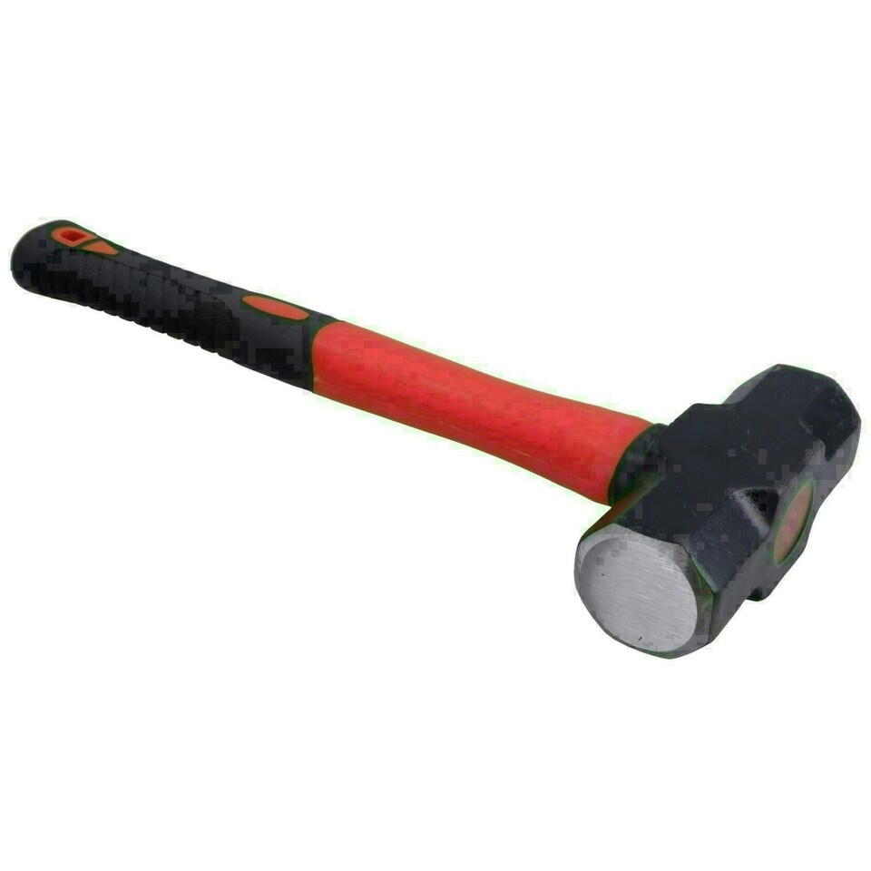 image 1 of 3lb Lump Hammer / Mini Sledge Hammer Mallet Fiberglass Handle TE320