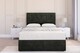 image 1 of Sloomy Highbury Graphite Dumfries Divan Bed Base No Drawers With 54 Inch Floor Standing Headboard | Grey | Graphite | Double | 1