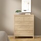 image 9 of Madrid Chest 3+2 Drawers in Jackson Hickory Oak