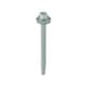 image 1 of Timco - Metal Construction Light Section Screws - Hex - EPDM Washer - Self-Drilling - Exterior - Silver Organic (Size 5.5 x 70 - 100 Pieces)
