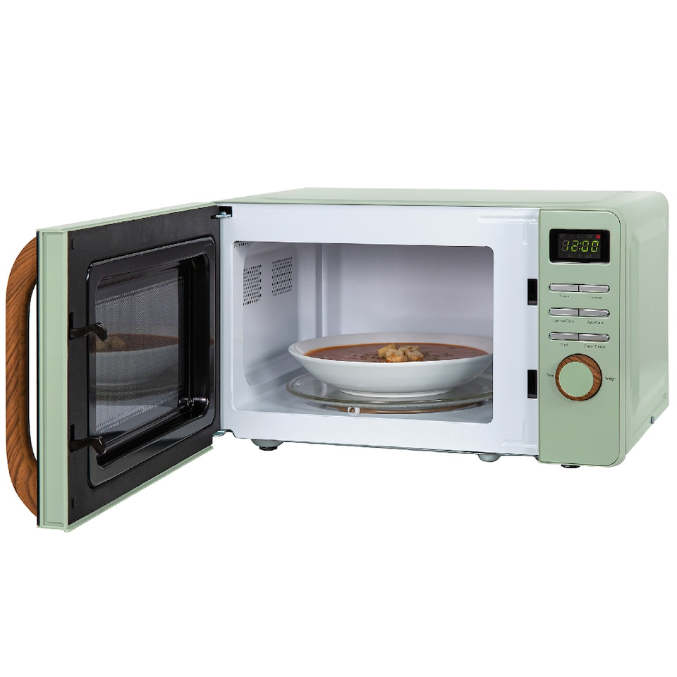 image 1 of Russell Hobbs RHMD714MG-MN Digital Microwave 17L 700W Scandi Matt Green