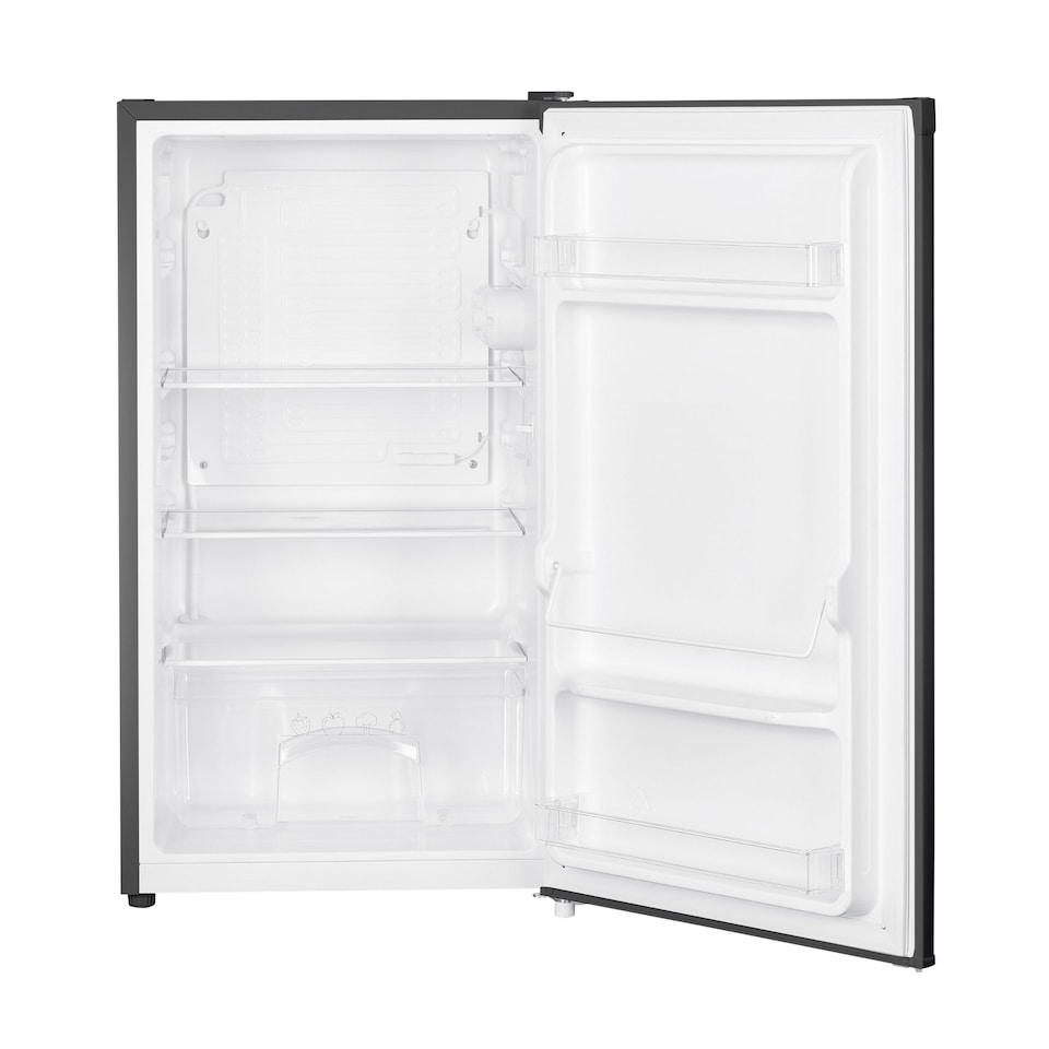 image 1 of HYE Under Counter Fridge 48cm Freestanding Larder 90 Litre - Silver RF01UCF88S01