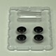 image 3 of BNDS Custom Wheel Parts Wheel and Tyre Set Flat Black 1:64 MOT Hobby BC26406FB