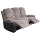 image 3 of Jumbo Cord 3 Seat Reclining Sofa In Grey