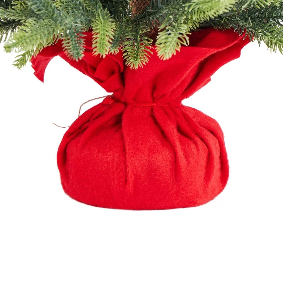 image 1 of Yaheetech 61cm Artificial Christmas Tree with Cement Base Green