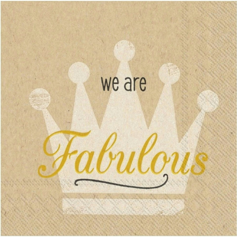IHR  We Are Fabulous Cocktail Napkins 25cm 3ply  20 Pack