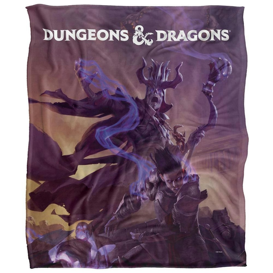 image 1 of Dungeons & Dragons Dungeon Master´s Guide Art Blanket - White - One Size