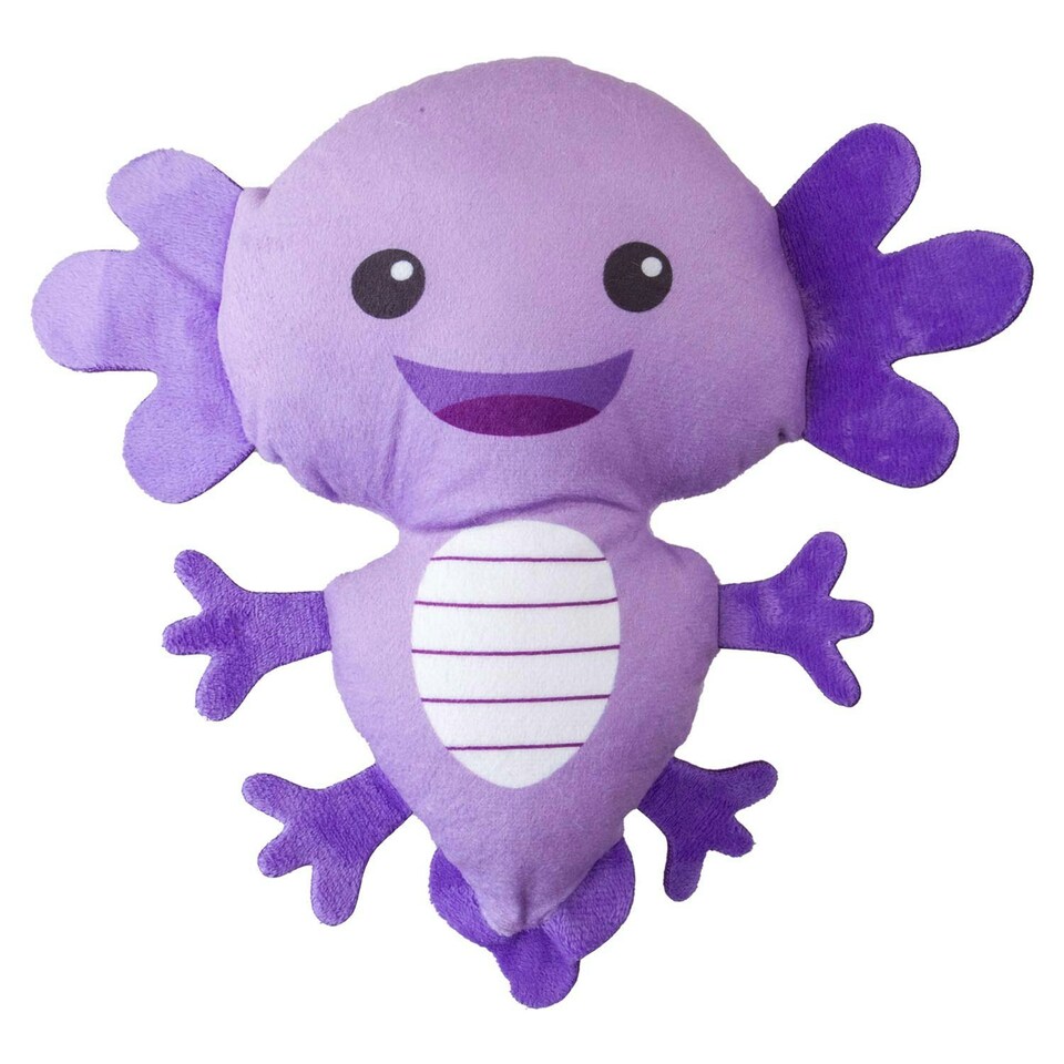 image 1 of Axolotl Soft Toy Cute Plushie Huggable Cuddly Stuffed Toy 15cm Purple