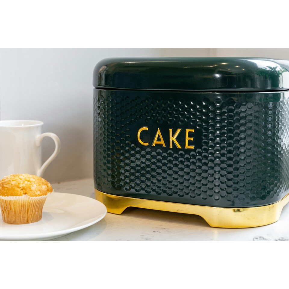 image 1 of Lovello Textured Cake Tin Green 26cm
