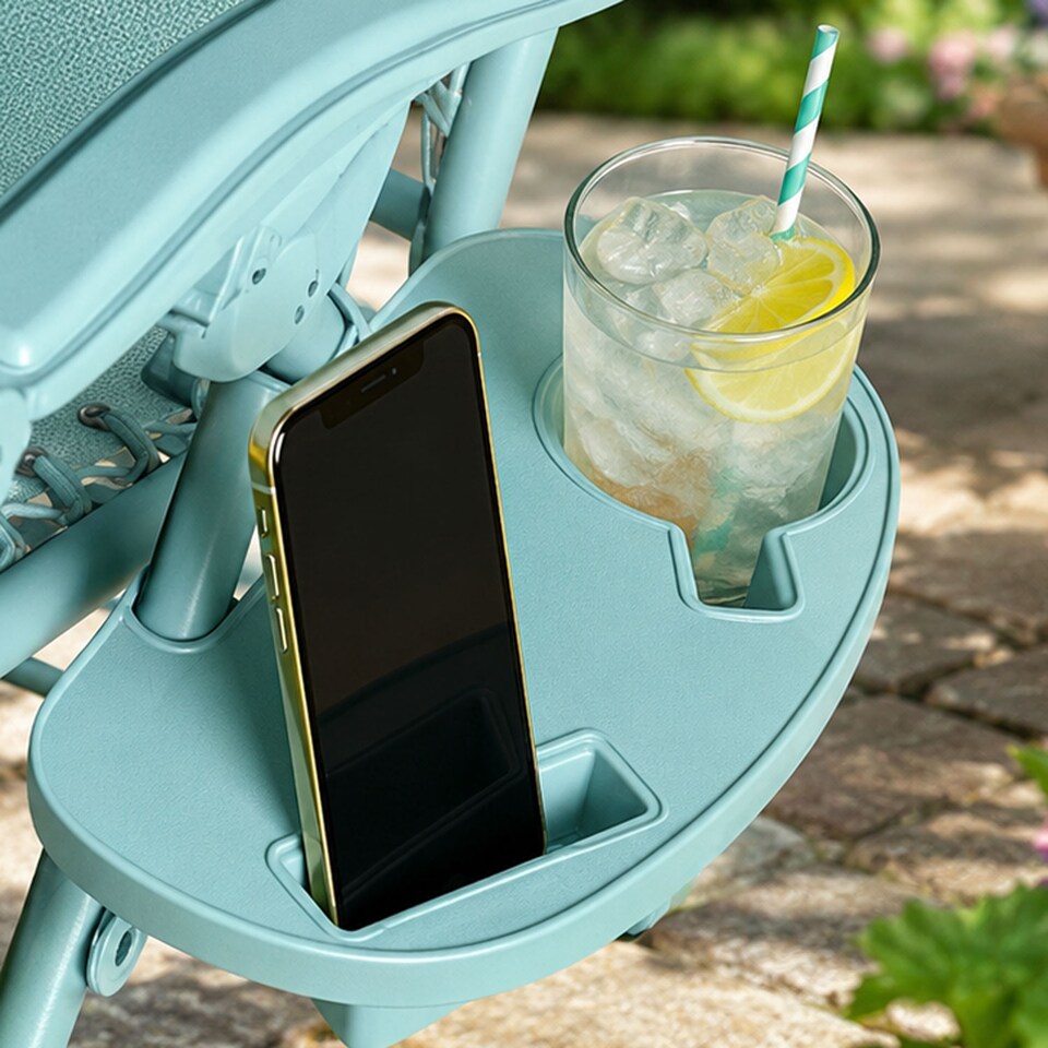 image 1 of Set of 2 Zero Gravity Reclining Foldable Garden Chairs Sun Loungers