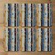 image 4 of Beautiful meadow flowers on candy colorful brush stripe (Coaster)
