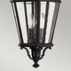 image 3 of Cotswold Lane 2 Light Medium Outdoor Ceiling Chain Lantern Black, E14