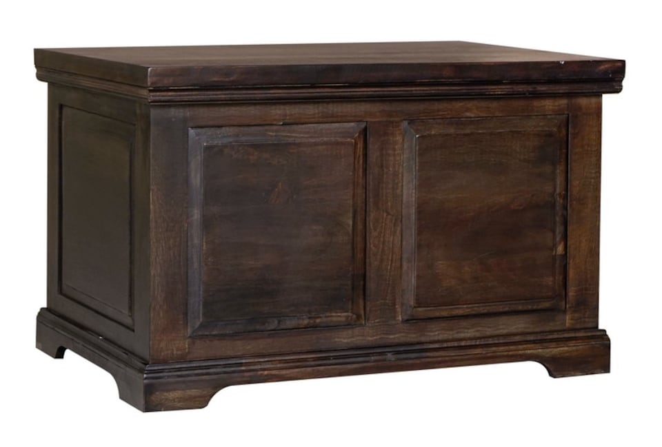 image 1 of Dakota Large Box - Mango Wood - L50 x W80 x H50 cm - Dark Finish