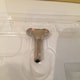 image 5 of VW Kafer HA31 Tin Plate Cream with Key 1:43 Scale New