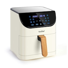 VonShef Air Fryer 6L Nordic Design & Digital LED Display