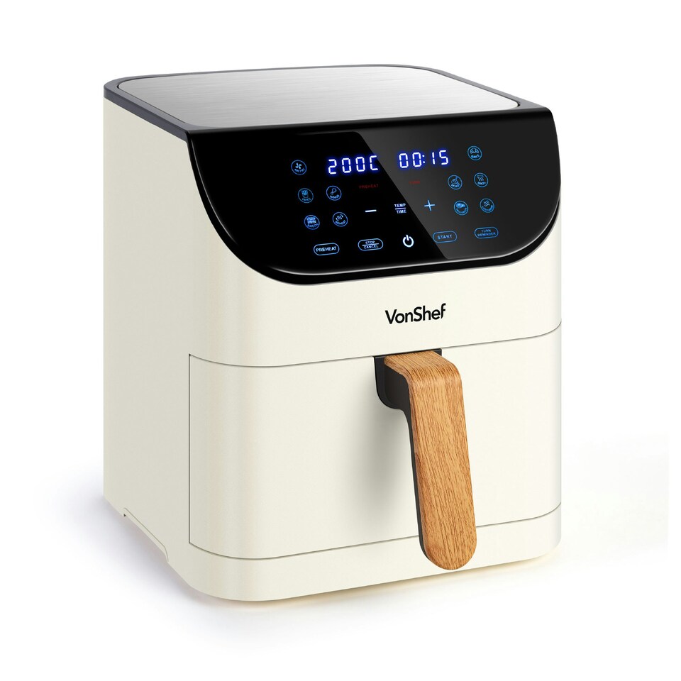 image 1 of VonShef Air Fryer 6L Nordic Design & Digital LED Display