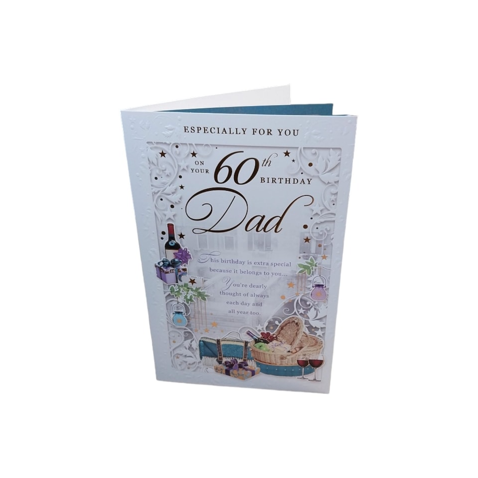 image 1 of On Your 60th Birthday Dad Opacity Card