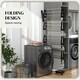 image 6 of HOMCOM 4-Tier Large Clothes Airer Stainless Steel Clothes Drying Rack Black