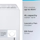 image 7 of Daewoo 20L Dehumidifier with Laundry & Quiet Modes, Air Purifier, 4L Tank