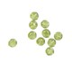 image 3 of NGT 4mm Beads - Half Green - Pack of 10