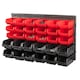 image 6 of KCT 64 Pc Wall Mounted Tool Storage Organiser Rack for Garage Workshop Shed Screw Nut and Bolt DIY Board Bin Mount Tidy Solution
