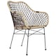 image 5 of Manado Natural Croco Rattan Armchair Brown
