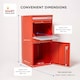 image 9 of SMART PARCEL BOX® Extra Large Front & Rear Access | Red | 1